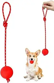 Dog Water Float Toy Ball | Rubber Rope Balls for Dogs - Reusable Rubber Dogs Balls Toys for Training Dog Catch and Fetch, for Dog Lovers Pochy