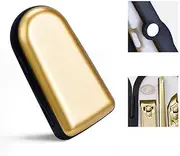 lskdnrufh Nail Clipper Set Stainless Steel Fingernails Care Kit with Travel Hard Box Manicure Kit(6pcs), Gold Color Nail Clippers Set Professional Manicure Grooming Tools Manicure Set