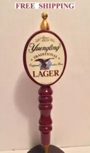 YUENGLING BREWERY LAGER BEER VINTAGE BAR TAP HANDLE KEG MARKER NEW 11"
