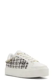 ALDO Tavi Platform Sneaker in White at Nordstrom, Size 10