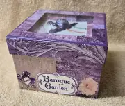 Paula Scaletta MWW Market BAROQUE GARDEN 4.5" Mini 4 Piece Plate Set 3D Flowers