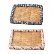 Summer Pet Mat Cooling Kennel Mat Breathable Cat Dog Bed Soft Washable Cushion