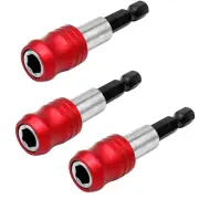 3Pcs 1/4” Hex Shank Magnetic Screwdriver Bits Holder Quick Release Drill Bit Ext