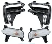 For Kia Forte 2019-2020 2021 Halogen Front Bumper Fog Lamp Bracket Signal Lamp