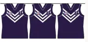 Fremantle Dockers 16 Flags 165mm x 200mm Official AFL Team Party Bunting 128GSM