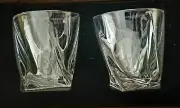 MALVINER WALDO Luxury Whiskey Glasses set of 2 Old Fashioned Vintage Rocks