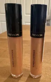 2 REVLON Super Lustrous The Gloss Lip Gloss | 255 Sandstorm | Sealed