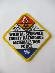 WICHITA FIRE DEPARTMENT HAZARDOUS MATERIALS TASK FORCE PATCH SEDGWICK COUNTY KS