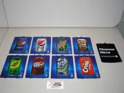 (9) DIXIE NARCO 276E, 501E & HVV SODA VENDING MACHINE "CAN" VEND LABEL KIT