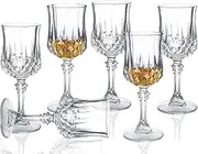 Srgeilzati Cordial Glasses With Stem - Sherry, Port, Crystal Shot, Limoncello - 1.75 oz (Set of 6)
