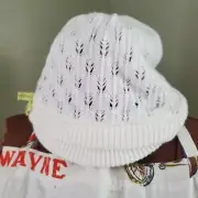 NEW GYMBOREE Girls Medium white knit cap