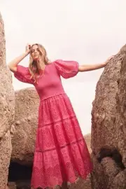 Decjuba NOLITA BRODERIE DRESS Size 12 RRP $199.95