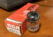 RCA NOS 407/407A Halo Getter Twin Triode Vacuum Tube Electron Audio Preamp Amp