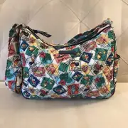 Vera Bradley On The Go Crossbody Shoulder Bag In Cuban Stamps NWT