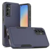 ZUSLAB Galaxy A35 Case Rugged Defender Protective Heavy Duty Shockproof Dustproof Cover for Samsung (2024) - Blue