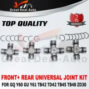 Front & Rear Universal Joint Kit For Ford Maverick DA 4x4 Y60 TB42 TD42 4.2L 6cy (for: Ford)