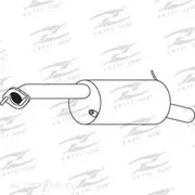 Redback Mufflers Bolt-On to suit Mazda 323 BJ 1.8L Astina RM - M5382