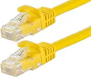Astrotek CAT6 Premium RJ45 Ethernet Network LAN UTP Patch Cord, Yellow, 0.5 Meter