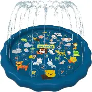 Splashez 3-In-1 Splash Pad, Sprinkler for Kids & Baby Pool for Learning – Toddle