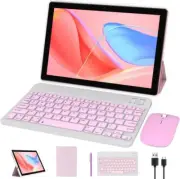 Tablet 10 Inch Android 13 Tablets 2 in 1 With Keyboard 64GB+8GB RAM...