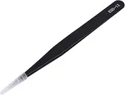 Respicefinem Hot ESD 12 Safe i Static Stainless Steel Tweezers Maintenance Repair Set Ideal For Crafts Manufacturing Electronic Product Maintenance Jewelry Making Eyebrow Trimming