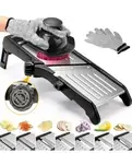 Mandoline Food Slicer for kitchen, Adjustable Stainless Steel Slicer 7 In 1