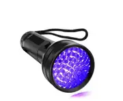 UV Flashlight Black light UV Lights, 51 LED Ultraviolet Blacklight Pet Urine Detector For Dog/Cat Urine Lighting tools