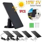 10W Mono Solar Panel 5V Micro USB Battery Charger for Small Home Light Camera