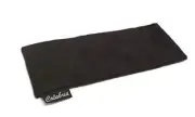 Chamois Spring Top Squeeze Eyeglass Case/Chamois Cleaning Material C-347 Black