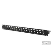 16-Port Unloaded Shielded Patch Panel [CB-RJ45-62]
