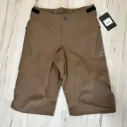 NWT! Women’s SOMBRIO Valor Mountain Bike Shorts Size Medium 14” Inseam Brown Mtb