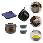 Portable Tea Set Outdoor Tea Pot Tea Infuser Mug Set Teapot Set Cup