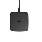 Cygnett ChargeBase15W Wireless Phone Fast/Quick Charger Qi Compatible Black