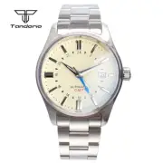 NH34 39Mm Pilot Dive Automatic GMT Watch for Men AR Sapphire Date Mechanical Ste