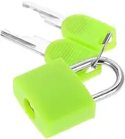 HORIALENCE Compact Lock Key Mini Keyed Padlock for Suitcase Luggage Purse Jewelry Box Travel School