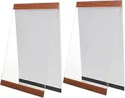 JECOMPRIS 2pcs Document Frames Wall Photo Frame for Certificates Diplomas and Posters Versatile Vertical and Horizontal Use Offices Living Rooms and Bedrooms