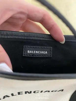 小甄二手Balenciaga navy cabas xs 帆布包 巴黎世家 超級新 附購證