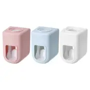 Automatic Toothpaste Dispenser Dustproof Wall Mounted Punch Free PlasticPR