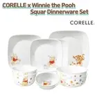 Corelle x Winnie the Pooh Squar Dinnerware 10p Set/Disney Plate,Bowl,Kitchen,USA