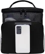 [mercenary] Shower Tote Bag | Portable College Tote Bag,Small Pool Bag, Quick Dry Toiletry Bag, Bathroom Organizer for College Students Men Women