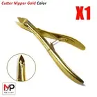 Gold-Plated Cuticle Nipper – Durable & Precise Nail Care Tool for Hands & Feet