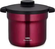 THERMOS ?KBJ-4501 R Red Vacuum Thermal Cooker Shuttle Chef 4.3L for 4 to 6 New
