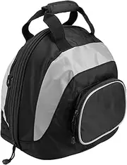 Motorcycle Helmet Shoulder Backpack Waterproof Racing Bag for Universal (Grey Black)