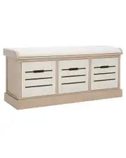 Safavieh Briar 3 Drawer/Cush Storage Bench