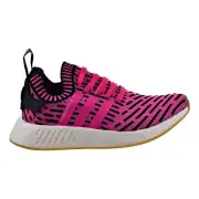 Adidas Originals NMD_R2 Primeknit Men's Shoes Pink-Pink-Core Black by9697