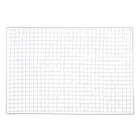 Square BBQ Grill Net 41x56cm Galvanized Iron Barbecue Mesh Mat