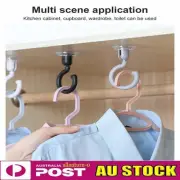5/20X Strong Ceiling Adhesive Hooks Cabinet Floor Hooks Wall Hooks Overhead Hook
