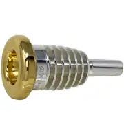 Garibaldi S3 Elite Silver Alto Horn Single-Cup Gold-Plated Rim Mouthpiece Size 3
