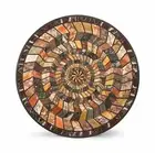 30'' marble center coffee corner side round table top inlay antique pietra dura