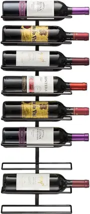 12 Bottles Wall Mounted Wine Rack